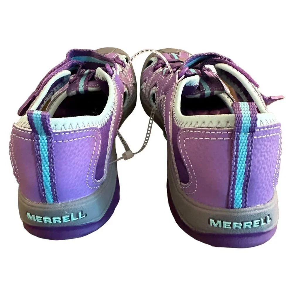 Merrell Hydro Hiker Sandals Youth Sz 6‎ 37 Purple Outdoor Hiking Shoes Water NEW